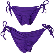 Charger l'image dans la galerie, Swimwear Women Briefs Bikini Bottom Side Ties Brazilian Thong Swimsuit Classic Bottoms Biquini Swim Short Ladies Swimsuit 8Color
