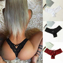 Charger l'image dans la galerie, 2019 Untrathin and Soft Women's Sexy Lace Underwear Panties Short Bikini Briefs Thong G-Pants High Waist Bikini Bottoms