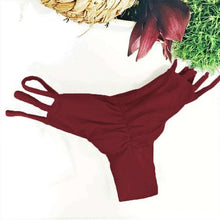 Charger l'image dans la galerie, Black Friday Deals Women Brazilian Cheeky Bikini Bottom Thong Bandage Bathing Beach New Summer Swimsuit Swimwear