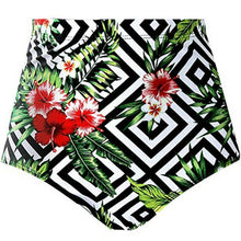 Charger l'image dans la galerie, New Summer Women High Waisted Bikini Swim Shorts Bottom Fashion Floral Printed Female Swimsuit Swimwear Bathing Panty Briefs