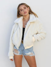 Charger l'image dans la galerie, 2019 Winter arrival Women Cotton Fluffy Long Sleeve Jacket Ladies Warm Outerwear Cardigan Coat