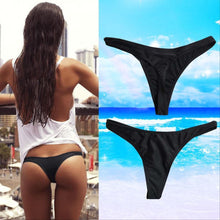 Charger l'image dans la galerie, Women Swimwear Swim Briefs female Triangle Bikini Thong Bikini Bottom Two-Piece Separates Sexy Brazilian Underwear